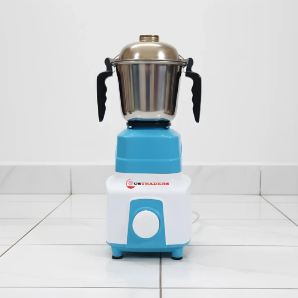 U S Traders DIAMOND 550W Juicer Mixer Grinder (DIAMOND 1, 3 Jars, White & Blue)