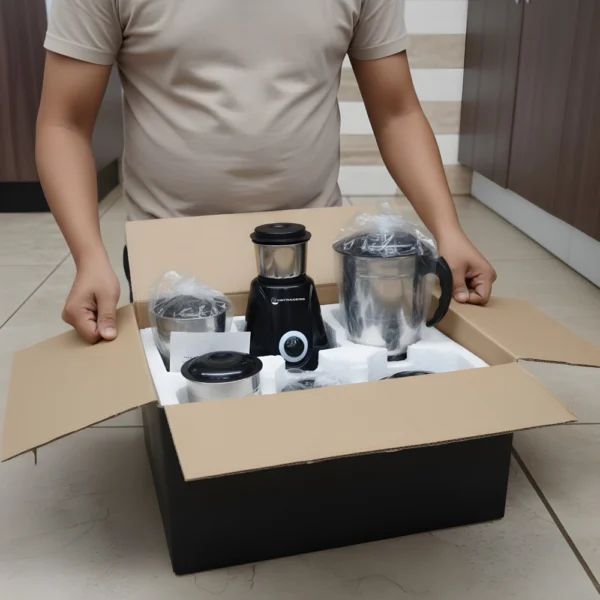 U S Traders DIAMOND 750W Mixer Grinder (DIAMOND 1, 3 Jars, White & Black)