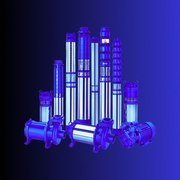1.5 HP Water Filled Borewell Submersible Pump – 15 Stage, Single Phase